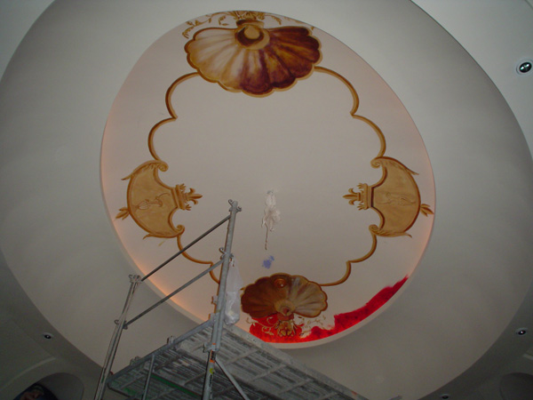 Ceiling murals ovalo principal