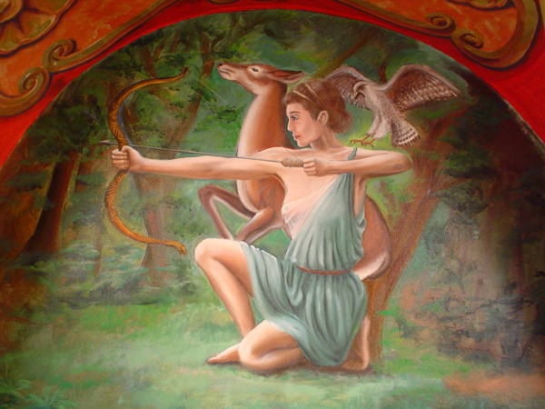 Murals art painting Artemis