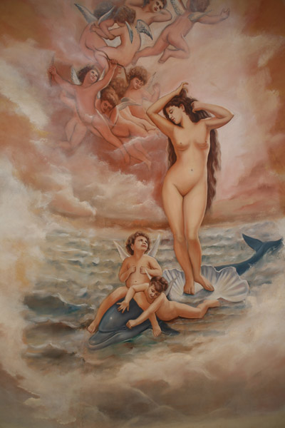 Murals Ceiling Art Gold