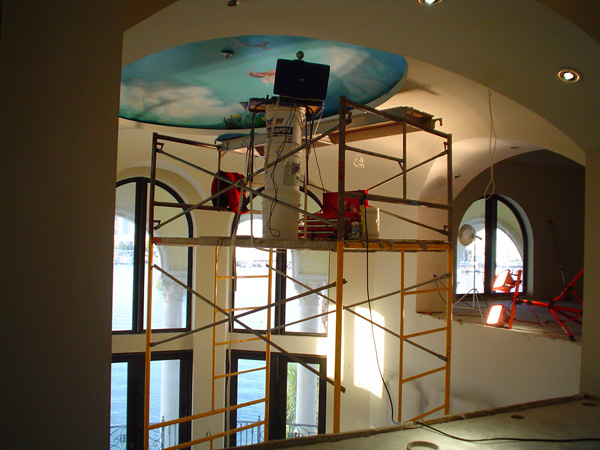 Wall Murals Sky Ceiling Blue